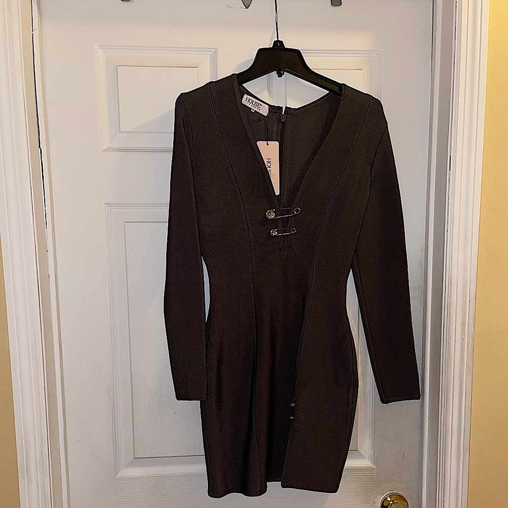 House of CB charcoal grey dress *New/Never worn*